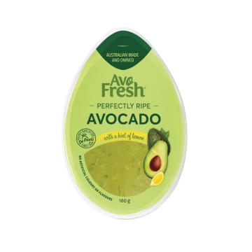 AvoFresh Hint of Lemon Avocado Tub, 160g