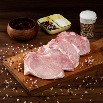 Meat Affair Australia Fresh Loin Bone In Cut (Pork Chop) 400G