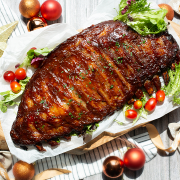 Festive Christmas - Cranberry BBQ Iberico Spare Ribs 1.2KG